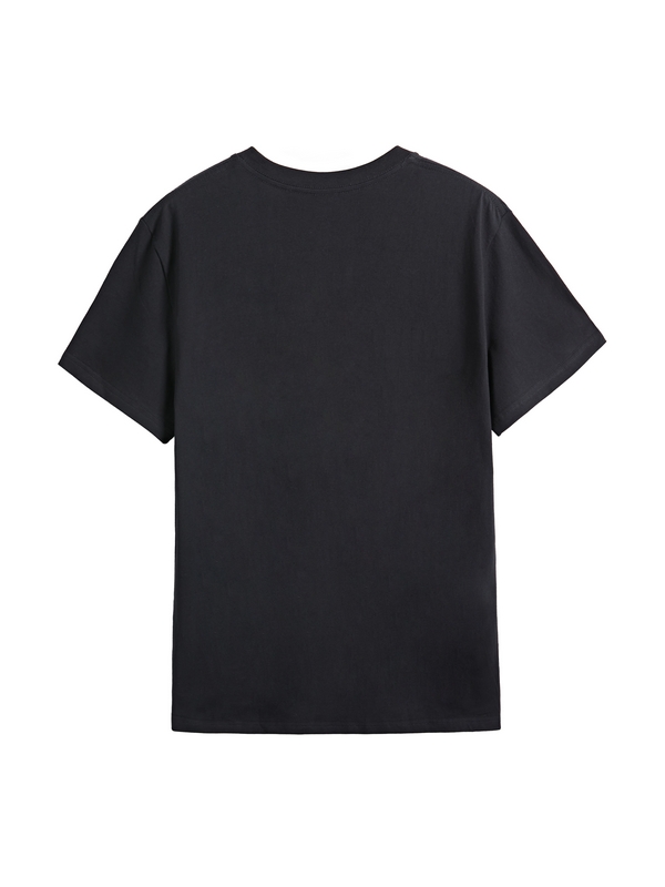 Gewaschenes Herren-T-Shirt mit Sportwagen-Print-1