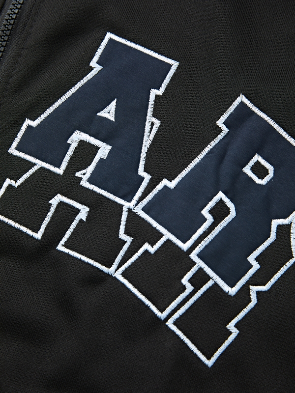 Übergroßer Kapuzenpullover für Herren mit Kontrastfarbendruck-3