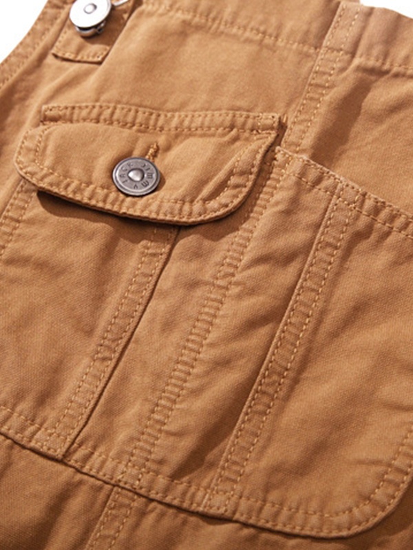 Herren-Latzhose, lockerer Cargo-Overall-4