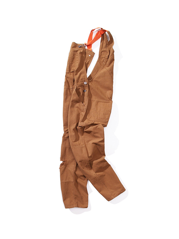 Herren-Latzhose, lockerer Cargo-Overall-1