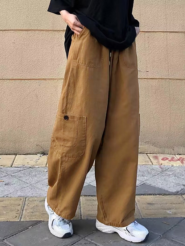 Lässige lockere Cargohose für Herren-2