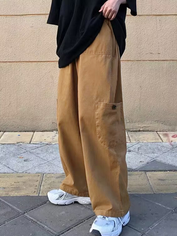Lässige lockere Cargohose für Herren-3